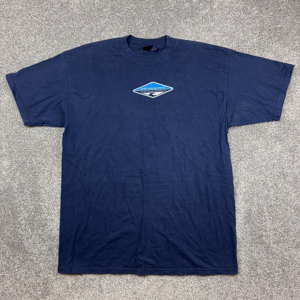 Vintage BUM‎ Equipment Mens Large Navy Blue Skate Boarding Snowboard Retro Logo